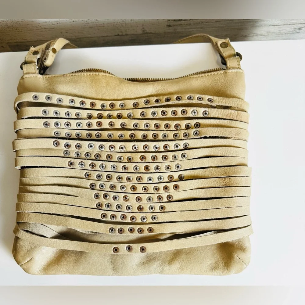 Viola Castellani Crossbody & Shoulder Purse Italy Leather w/Detachable Strap - Picture 15 of 15